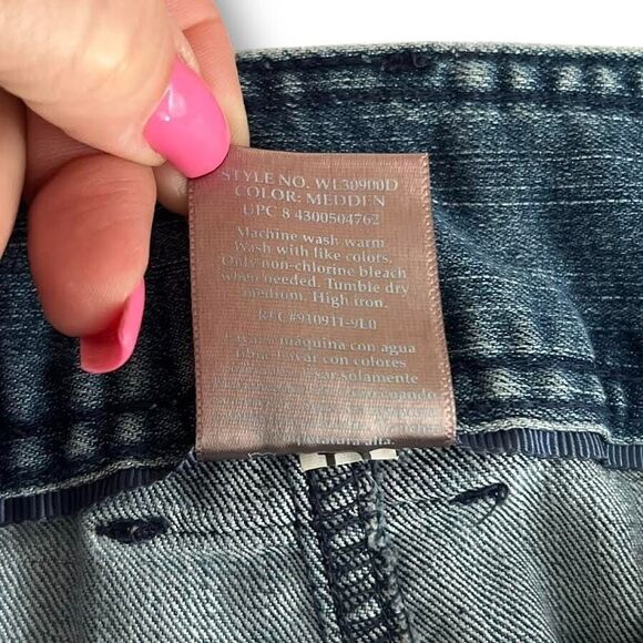 White Stag Jeans Women's Size 14 Blue Capris Adjust Stretch Denim Casual… - Picture 11 of 16